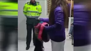 Candidata de Podemos Perú lanza insultos racistas a policías. Foto y video: Canal N