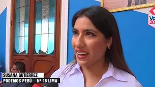 Susana Gutiérrez, de Podemos Perú, instó a deslindar qué es ideología de género y enfoque de género. Foto y video: América Notic