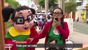 Disfraces, helados y redes sociales marcan campañas de algunos candidatos al Congreso rumbo a elecciones. Video: Cuarto Poder