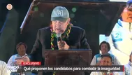 Candidatos presentan propuestas frente a la inseguridad ciudadana