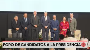 Foro reune a 20 candidatos a la presidencia