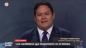 Candidatos presidenciales como Marisol Pérez Tello, Enrique Valderrama, Carlos Espá y Mesías Guevara ganan visibilidad tras el debate del JNE. Video: Cuarto Poder