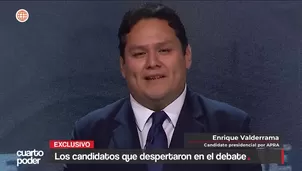 Candidatos presidenciales como Marisol Pérez Tello, Enrique Valderrama, Carlos Espá y Mesías Guevara ganan visibilidad tras el debate del JNE. Video: Cuarto Poder