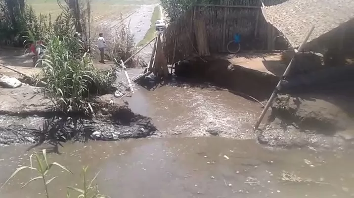 Acequia San Miguel. Foto: América Noticias Acequia San Miguel. Foto: América Noticias