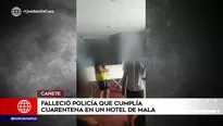 Policía murió en Mala.