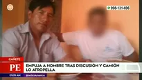 Atropello en Cañete. Foto y video: América Noticias