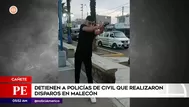 Cañete: Policías de civil realizaron disparos en el malecón de Cerro Azul