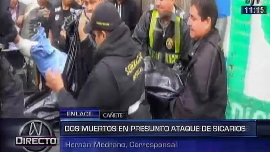   Ataque contra William Villar Borja dejó a dos personas heridas / Foto: captura Canal N