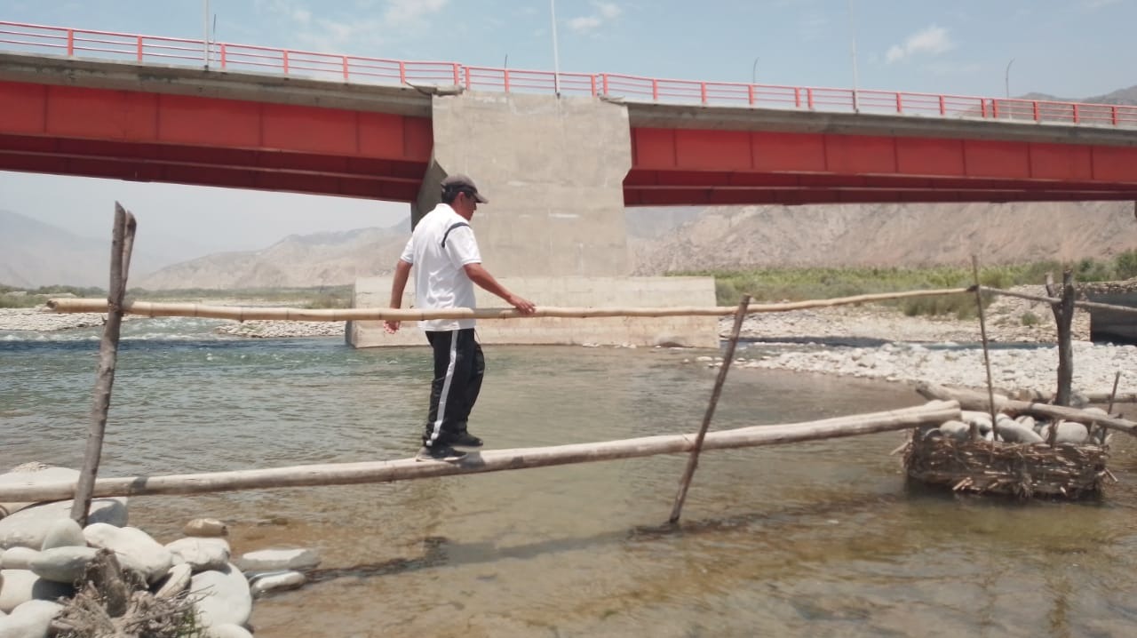 Puente Concón en peligro de derrumbarse en cualquier instante en Cañete