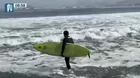 Cañete: Surfistas aprovechan oleaje anómalo para hacer maniobras en el mar