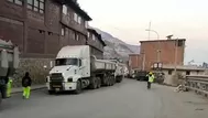 Bloquean carretera de Canta por falta de señalética y constantes accidentes de tránsito