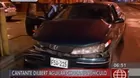 Cantante Dilbert Aguilar chocó su vehículo contra un taxi en el Cercado de Lima