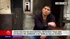 John Kelvin continúa detenido en la comisaría de San Miguel tras ser denunciado por golpear a su pareja