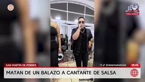 Cantante de salsa fue asesinado de un disparo en San Martín de Porres. Foto y video: América Noticias