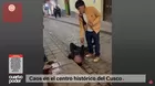 Caos en el centro histórico del Cusco