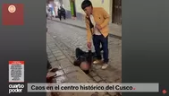 Caos en el centro histórico del Cusco