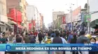 Caos y aglomeración se presenta en Mesa Redonda y pone en riesgo la vida de miles de personas