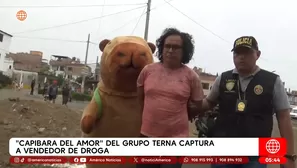 Capibara del amor del Grupo Terna captura a vendedor de droga en Lurín. Foto y video: América Noticias