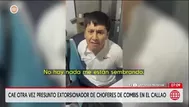 Capturan a alias “Chato”, presunto extorsionador de combis en el Callao