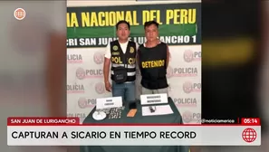 Capturan a alias Chuky tras asesinato en San Juan de Lurigancho. Foto y video: América Noticias