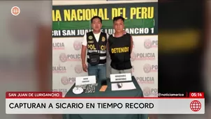 Capturan a alias Chuky tras asesinato en San Juan de Lurigancho. Foto y video: América Noticias