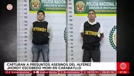 Capturan a asesinos del alférez Jhordy Escobedo en Carabayllo