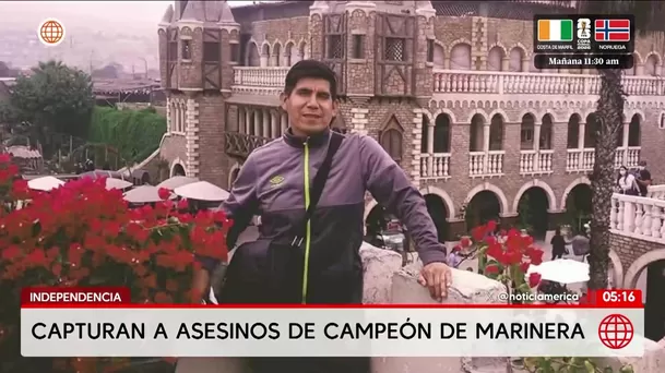 Capturan a los asesinos de campeón de marinera en Independencia. Foto: América Noticias