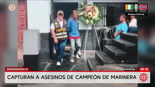 Capturan a los asesinos de campeón de marinera en Independencia. Foto: América Noticias