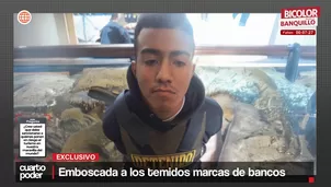 Emboscada a los temidos marcas de bancos. Foto y Video: Cuarto Poder