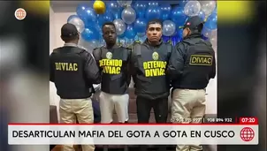 Cinco personas, entre peruanos y colombianos, fueron detenidas por presunta extorsión mediante préstamos ilegales. / Video: América Noticias