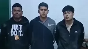 Grupo Terna capturó a tres delincuentes juveniles que asaltaban a transeúntes en Lima sur - Foto y video: América Noticias