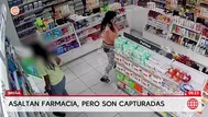 Capturan a banda que asaltó farmacia en Breña