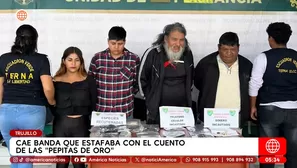 Cae banda que estafaba con el cuento de las pepitas de oro en Trujillo. Foto y video: América Noticias