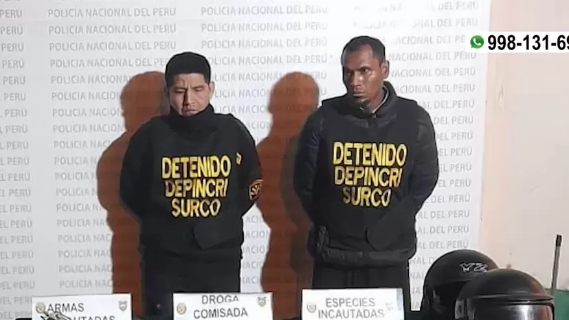 Capturan a 'Los Botiqueros Nocturnos', banda delictiva que asaltaba boticas y farmacias en Lima Sur