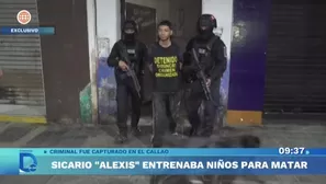 Sicario "Alexis" entrenaba niños para matar. Foto y video: Domingo al día
