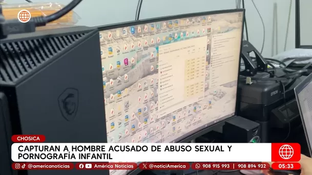 Capturan en Chosica a hombre acusado de fabricar pornografía infantil. Foto: América Noticias