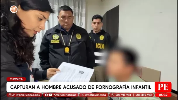 Capturan en Chosica a hombre acusado de fabricar pornografía infantil. Foto: América Noticias