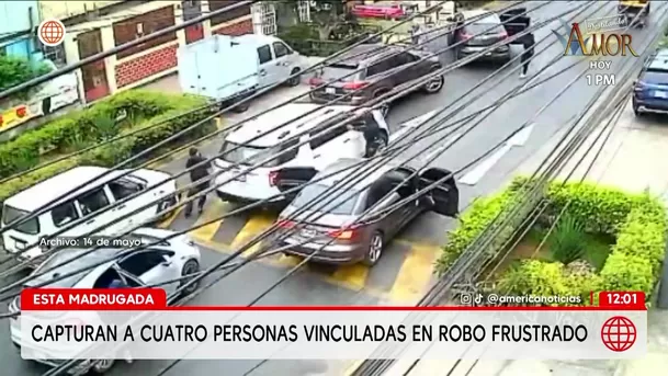 Capturan a cuatro sujetos tras balacera desde el Callao. Foto: América Noticias