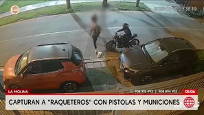 Capturan a delincuentes con armas en La Molina. Foto y video: América Noticias