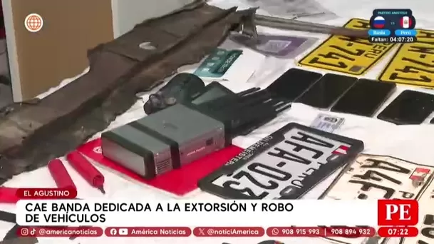 Dos presuntos extorsionadores fueron detenidos con armas y listas en El Agustino/ América Noticias Dos presuntos extorsionadores fueron detenidos con armas y listas en El Agustino/ América Noticias