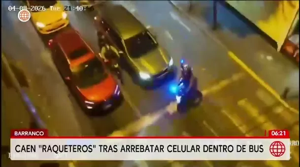 Policía y Serenazgo capturan a dos raqueteros tras arrebatar un celular/ AMérica Noticias Policía y Serenazgo capturan a dos raqueteros tras arrebatar un celular/ AMérica Noticias