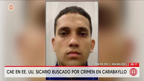 Capturan en EE. UU. a presunto sicario por crimen en Carabayllo. Foto: América Noticias Capturan en EE. UU. a presunto sicario por crimen en Carabayllo. Foto: América Noticias