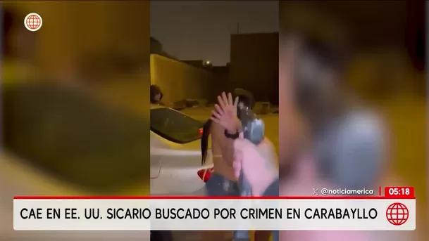 Capturan en EE. UU. a presunto sicario por crimen en Carabayllo. Foto: América Noticias Capturan en EE. UU. a presunto sicario por crimen en Carabayllo. Foto: América Noticias