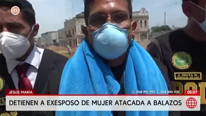 Capturan a exesposo de mujer atacada por sicario en Jesús María. Foto y video: América Noticias