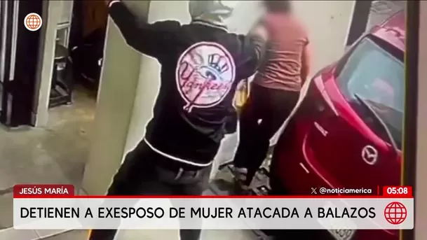 Capturan a exesposo de mujer atacada por sicario en Jesús María. Foto: América Noticias