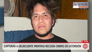 Capturan a extorsionador en Chaclacayo. Foto y video: América Noticias