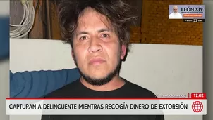 Capturan a extorsionador en Chaclacayo. Foto y video: América Noticias