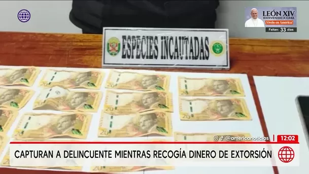 Capturan a extorsionador en Chaclacayo. Foto: América Noticias Capturan a extorsionador en Chaclacayo. Foto: América Noticias