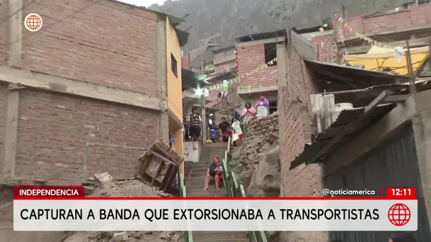 Capturan a integrantes de “Los Sátrapas del Cono” que extorsionaban transportistas/ América Noticias