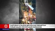 Capturan a falsos brujos que prometían curar males con rituales satánicos